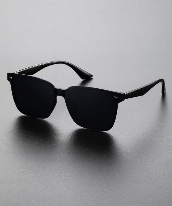 Classic Black Square Sunglasses – Stylish & Versatile for Men