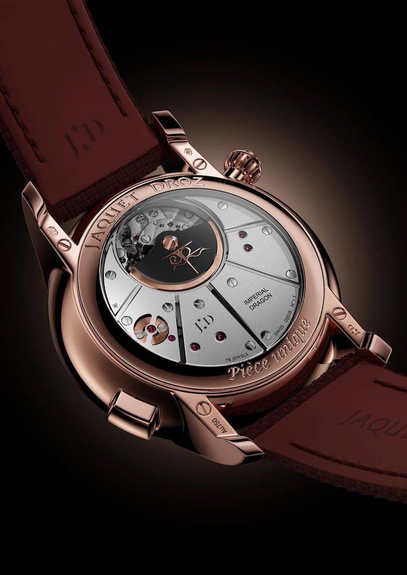 Imperial Dragon Automaton Watch – Red Gold Cuprite Dial | Handcrafted Luxury Timepiece Inspired by Chinese Culture