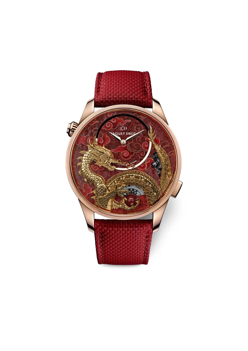 Imperial Dragon Automaton Watch – Red Gold Cuprite Dial | Handcrafted Luxury Timepiece Inspired by Chinese Culture