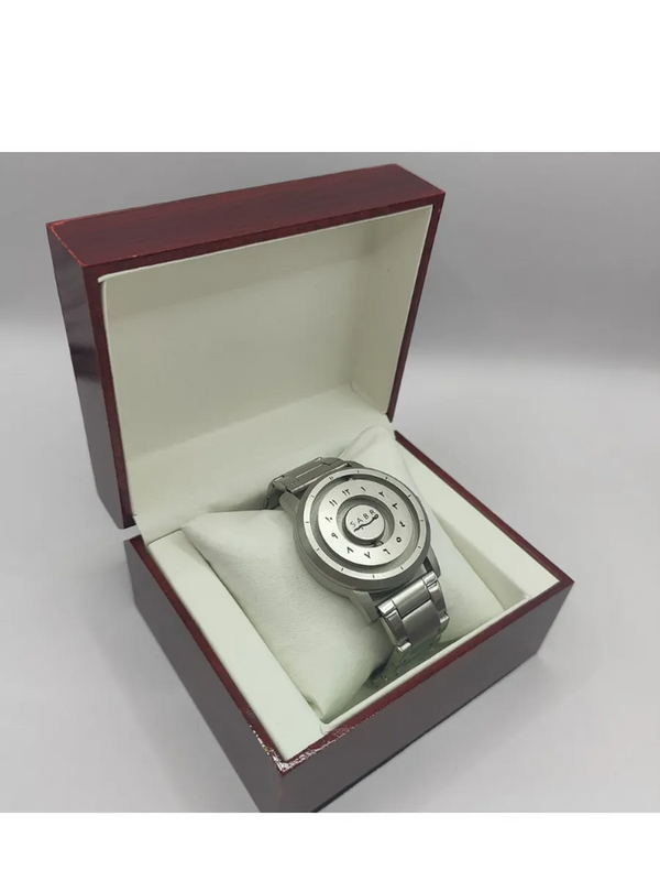 SABR Steel Silver Arabic Numeral Watch – Premium Islamic Wristwatch for Men & Women