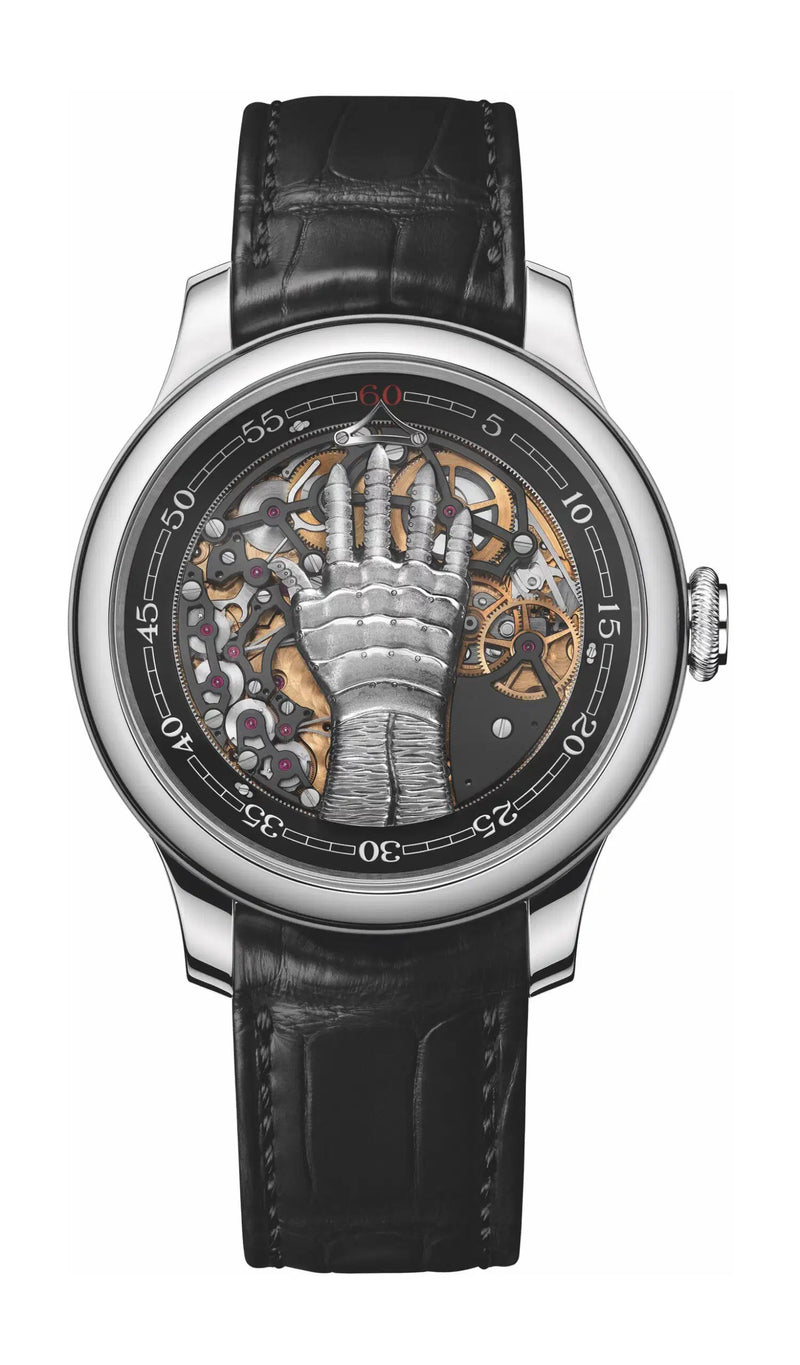 Futuristic Skeleton Mechanical Hand Watch – Luxury Steampunk-Inspired Automatic Wristwatch for Men