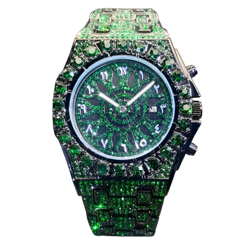 Arabic VVS Skeleton Automatic Watch – Luxury Black Dial | Roman Numerals | Self-Winding Mechanical Timepiece for Men