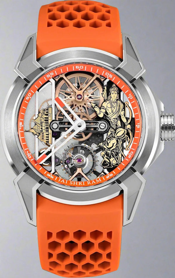 Shri Ram Edition Luxury Skeleton Watch (Replica) | Premium Design
